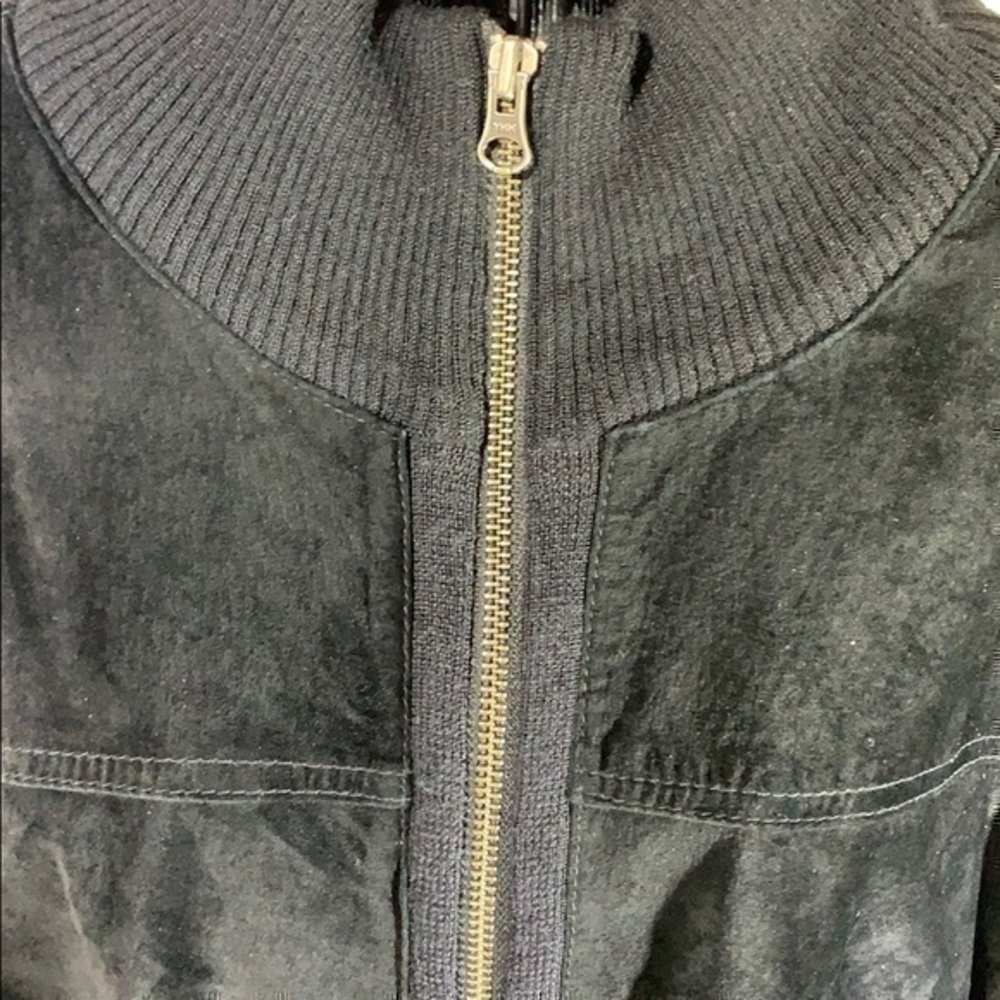 Daniel Bishop | Black Zipper Leather Jacket - Picture 3 of 6